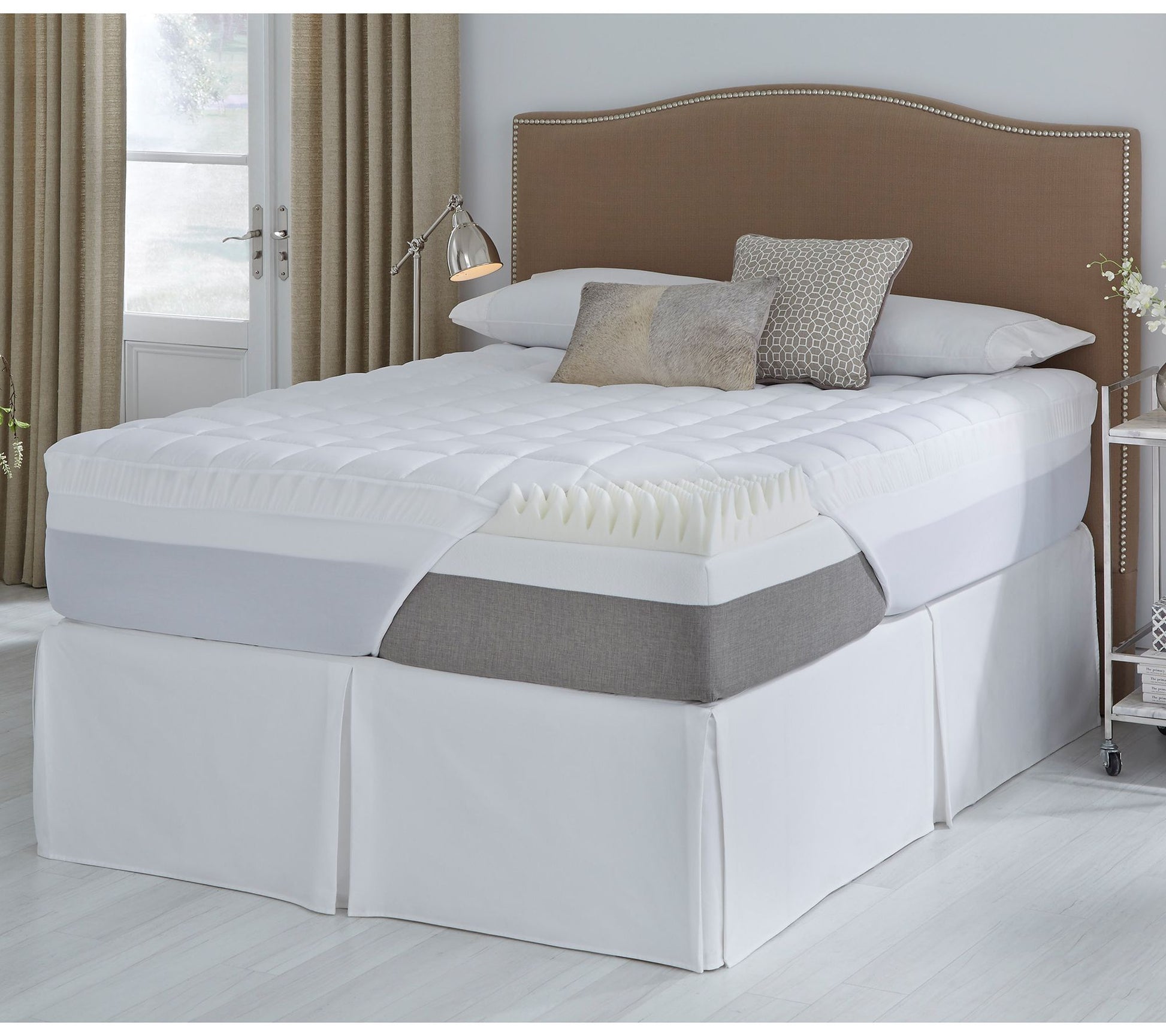 ComforPedic from BeautyRest King 5.5" Foam Topper/Cover