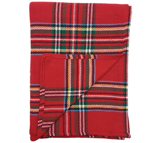 Arlington Plaid King Blanket by Valerie