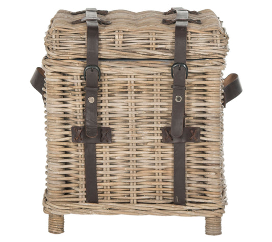 Safavieh Kacia Wicker Side Trunk