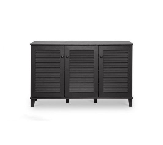 Warren Espresso Shoe-Storage Cabinet