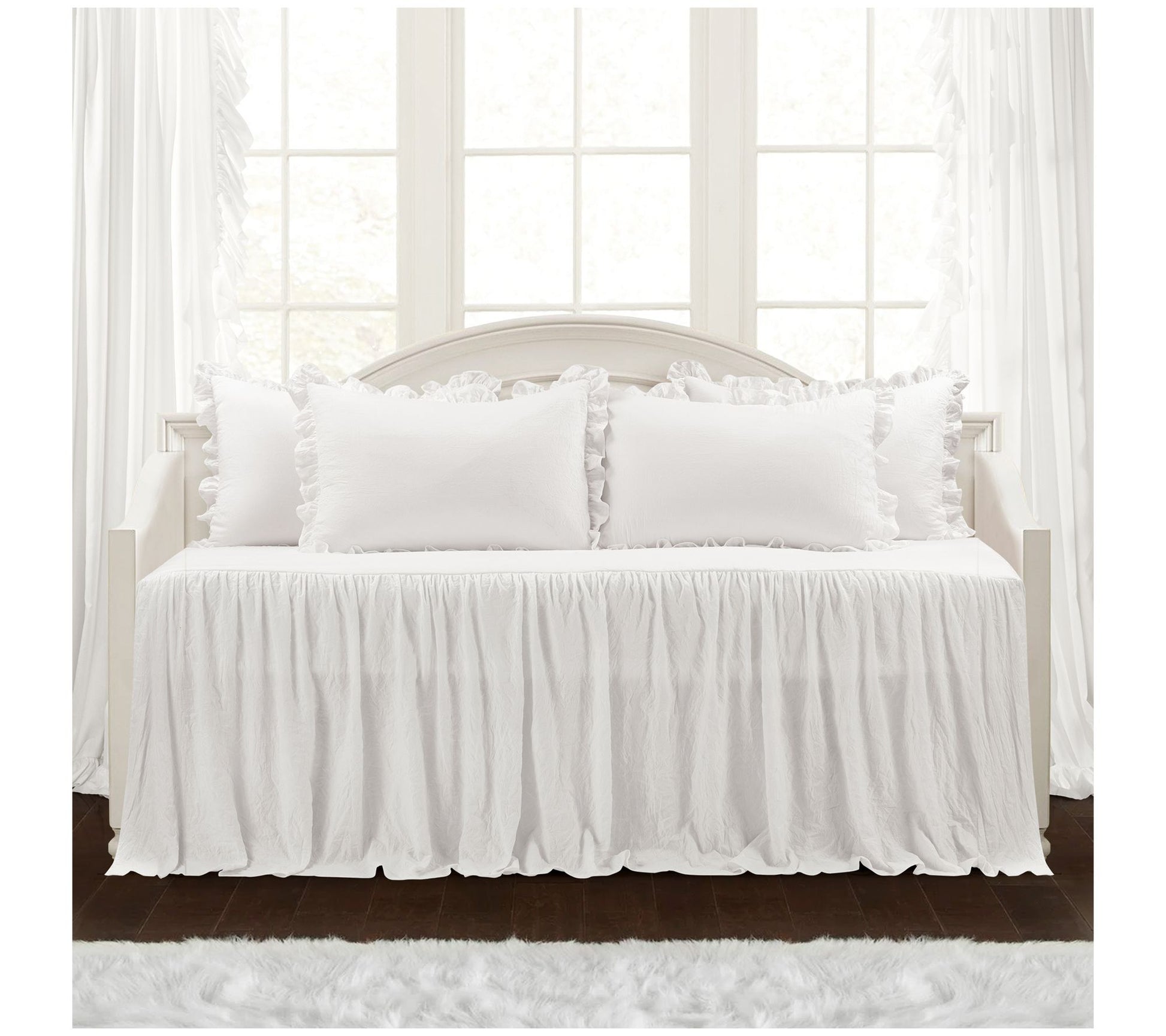 Ruffle Skirt Daybed Cover 5-pc Set by Lush Decor