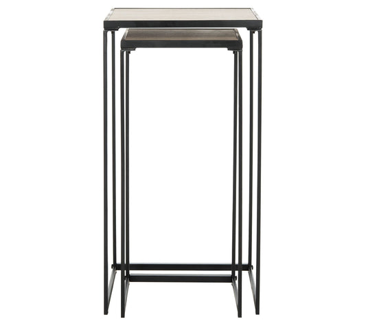 Safavieh Callia Retro Mid Century Wood Stacking End Table Set