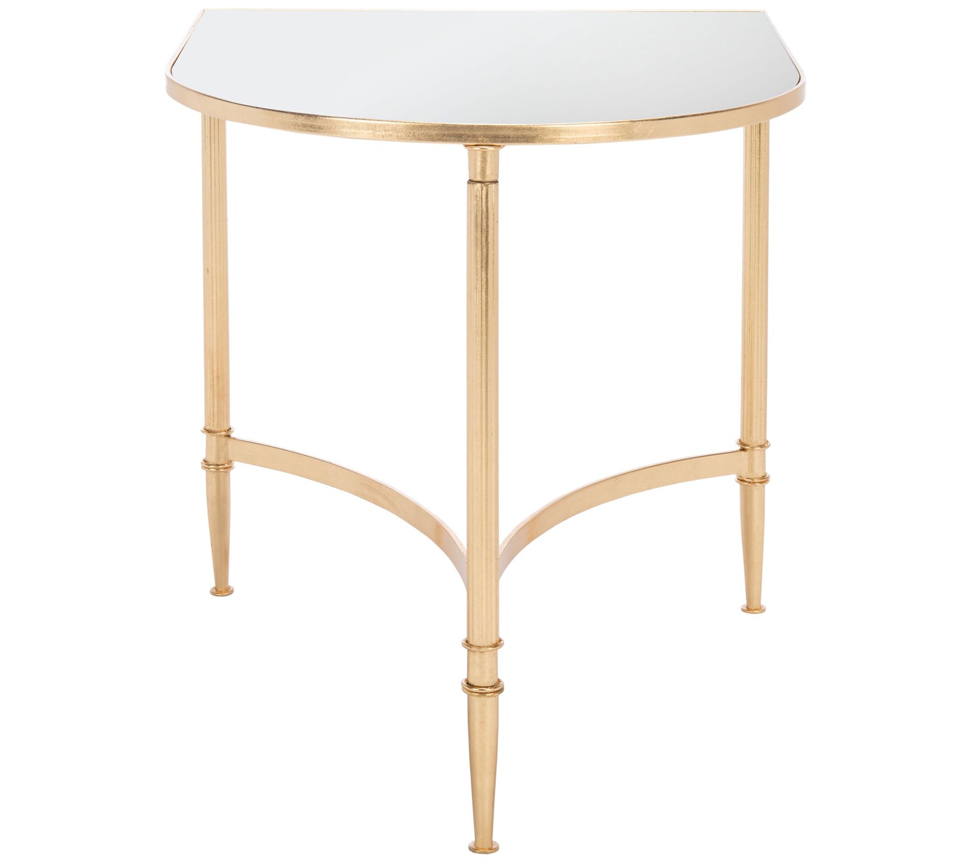 Safavieh Nevin Mirror Top Goldtone Accent Table