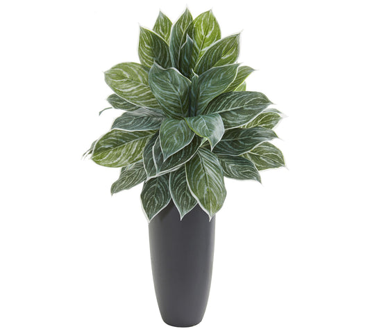 37" Aglonema Artificial Plant in Planter by Nearly Natural