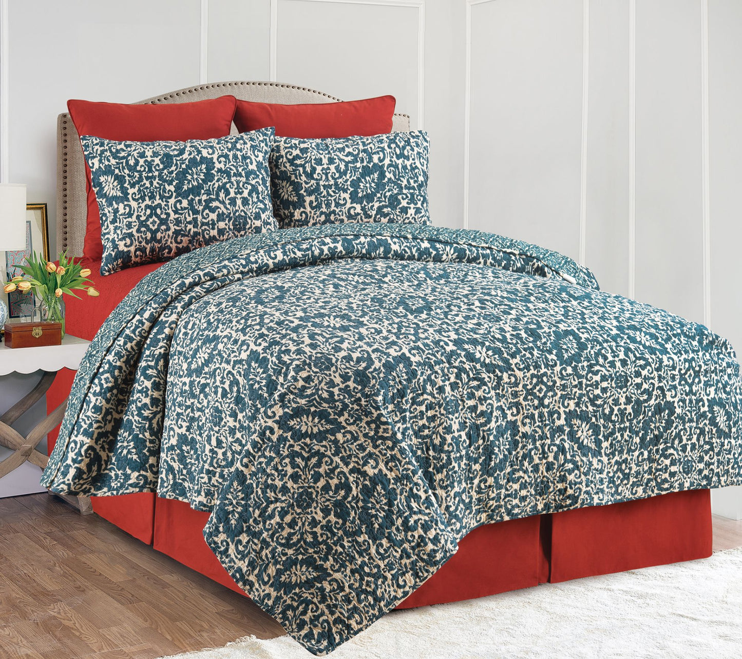 C&F Home Madison Adriatic King Quilt Set
