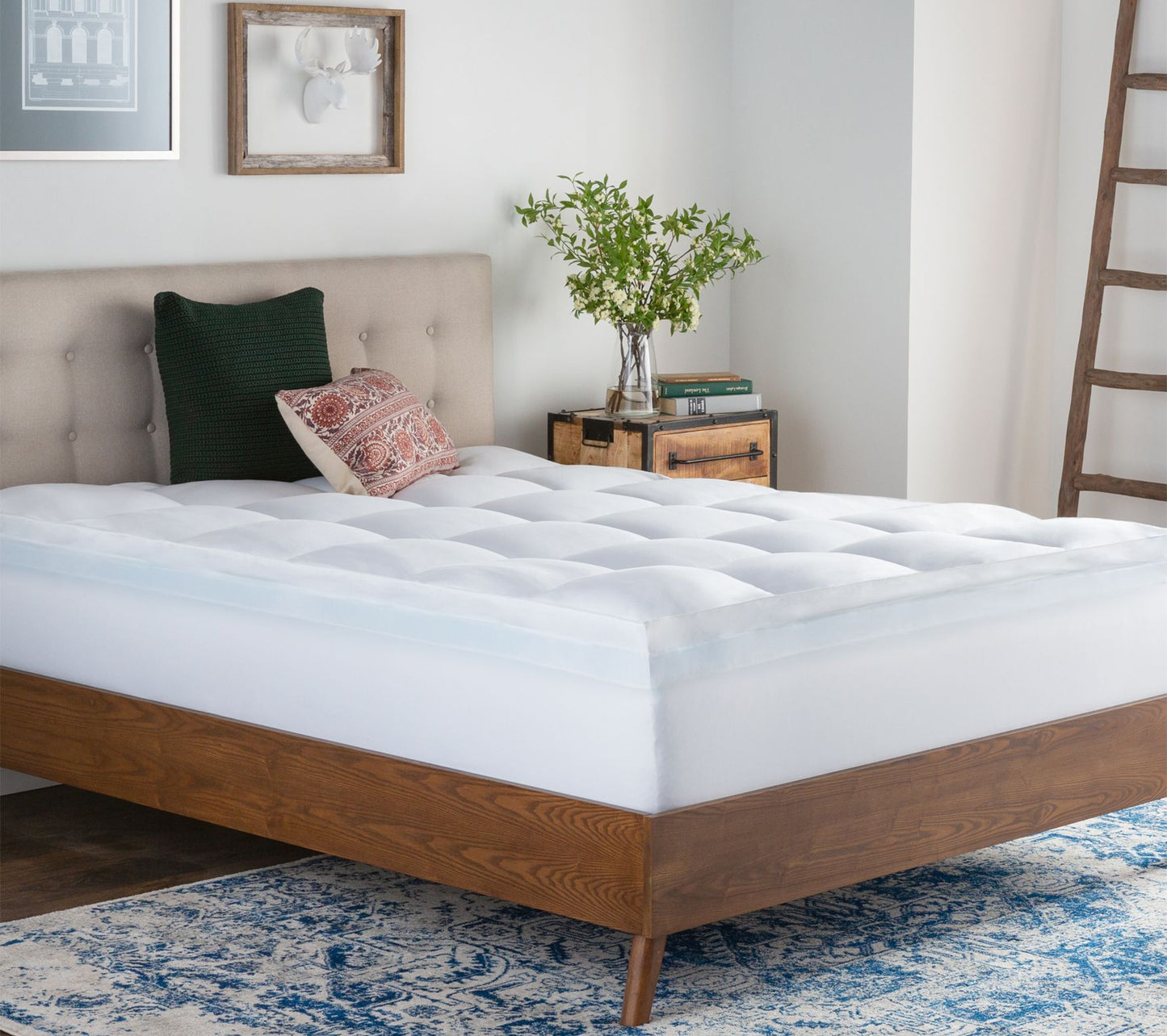 Brookside Down Alternative & Gel Memory Foam Topper Twin