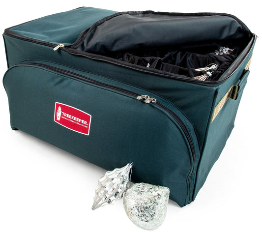 TreeKeeper Adjustable 2 Tray Oversized OrnamentStorage Bag