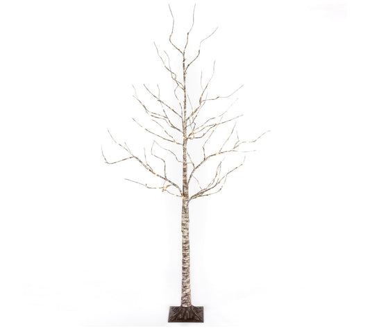 6'H Electric Birch Lighted Tree by Gerson Co.