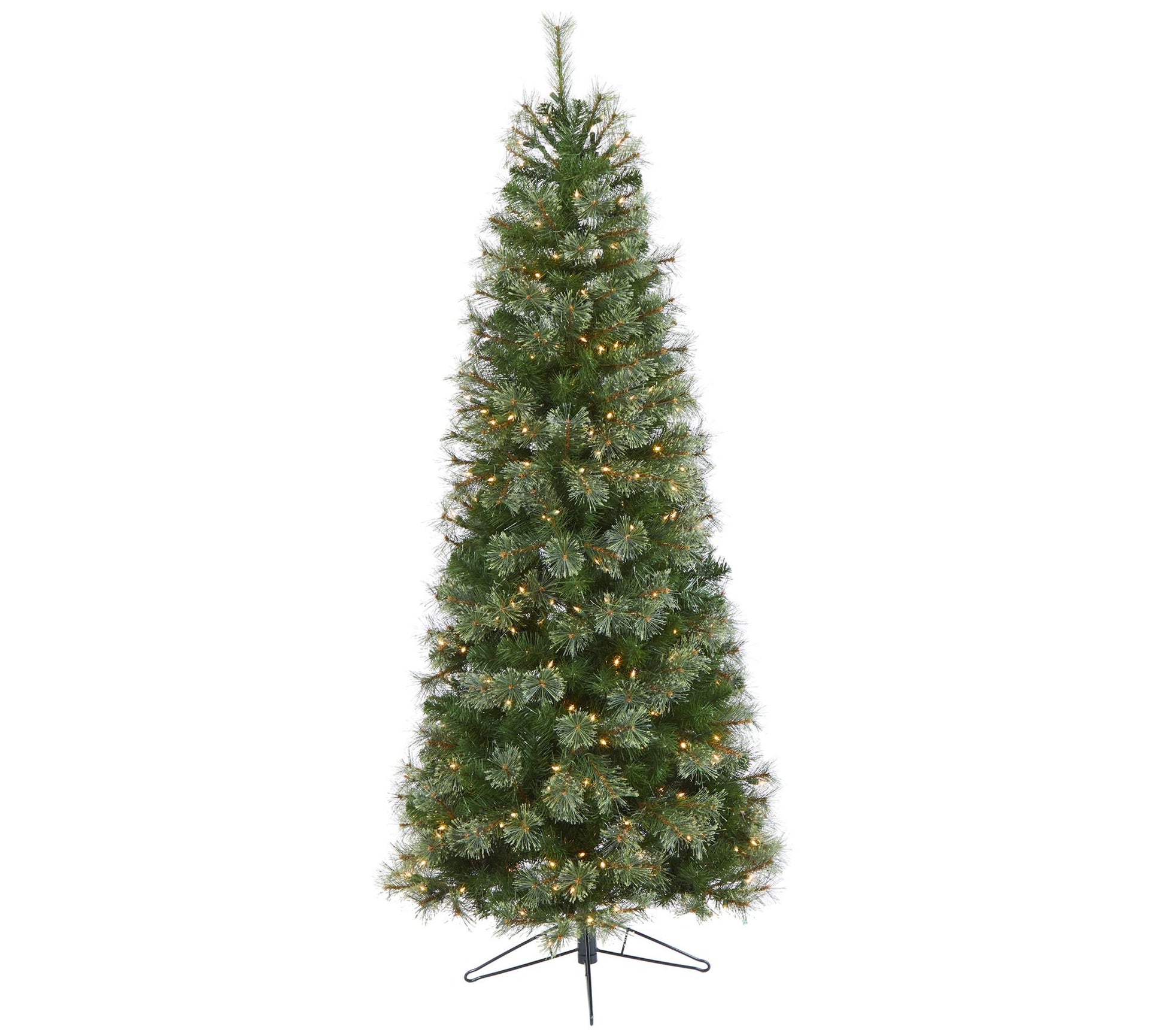 6.5' Lit Cashmere Slim Christmas Tree by NearlyNatural