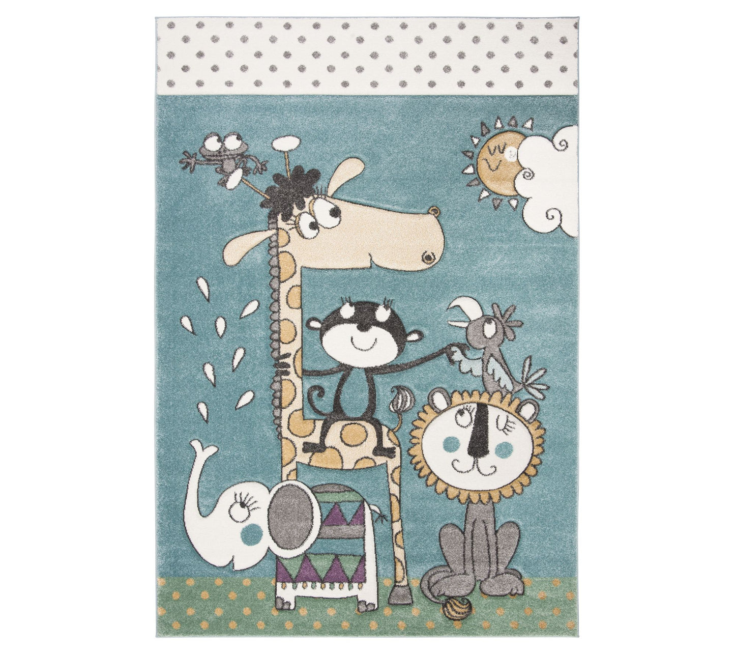 Carousel Kids 185 Collection 5'3" x 7'6" Rug