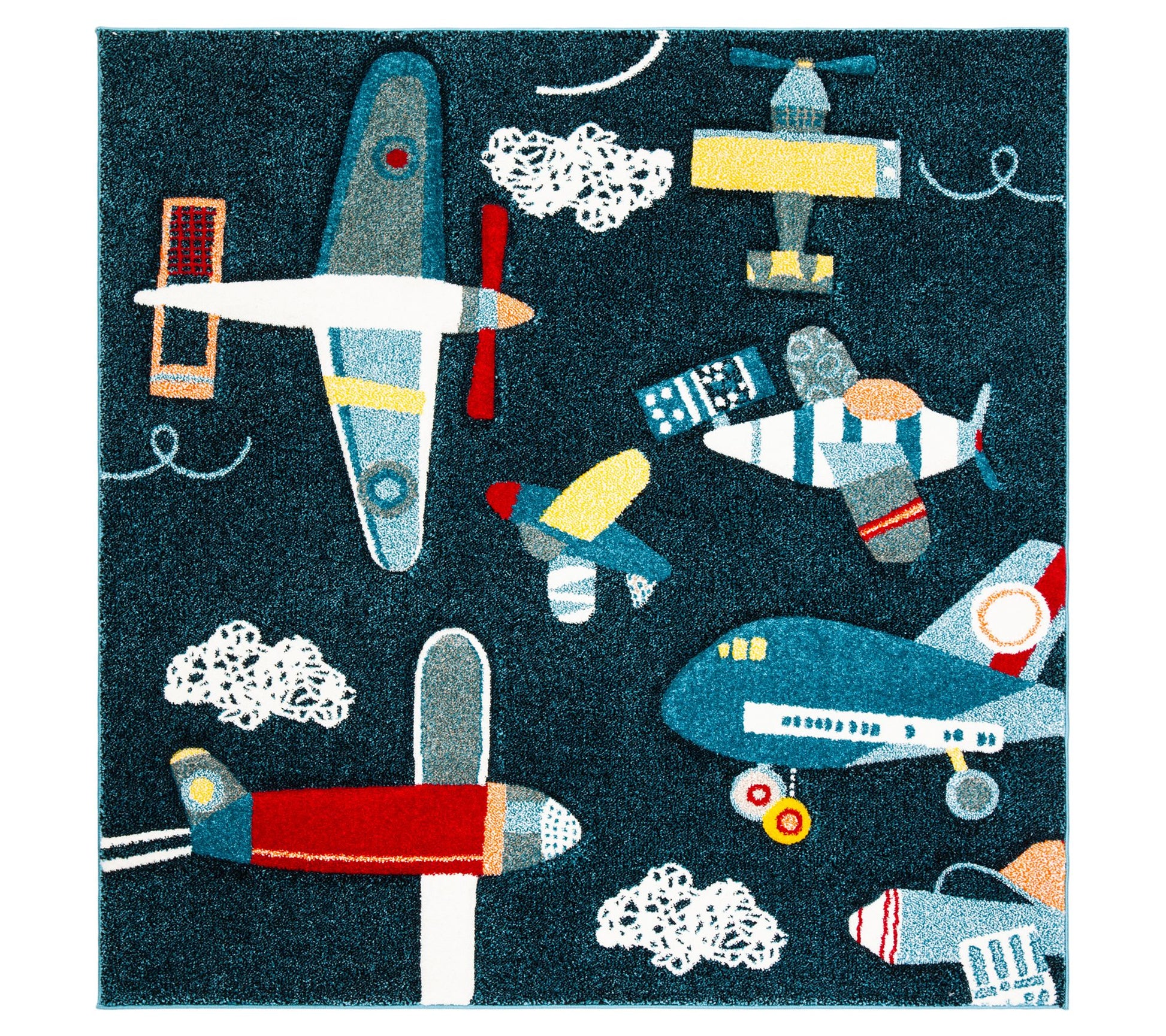 Carousel Kids 167 Collection 5'-3" X 5'-3" Squa re Rug