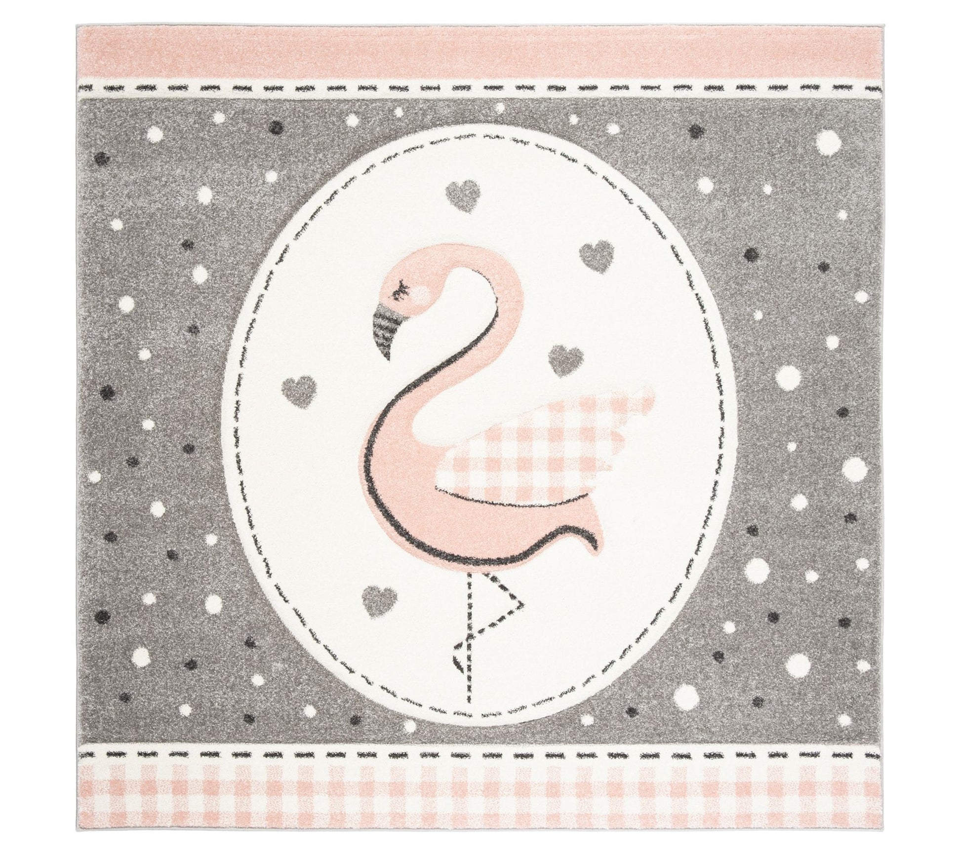 Carousel Kids 154 Collection 5'-3" X 5'-3" Square Rug