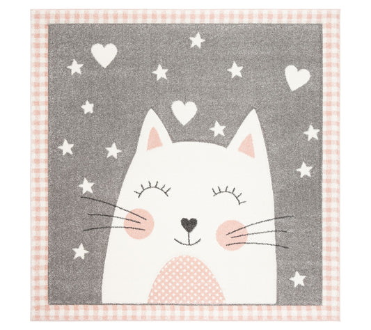 Carousel Kids 134 Collection 6'-7" X 6'-7" Square Rug