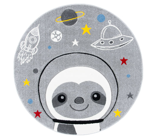 Carousel Kids 140 Collection 5'-3" X 5'-3" Round Rug