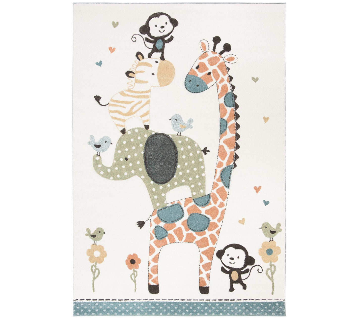 Carousel Kids 120 Collection 6'-7" X 9' Rug