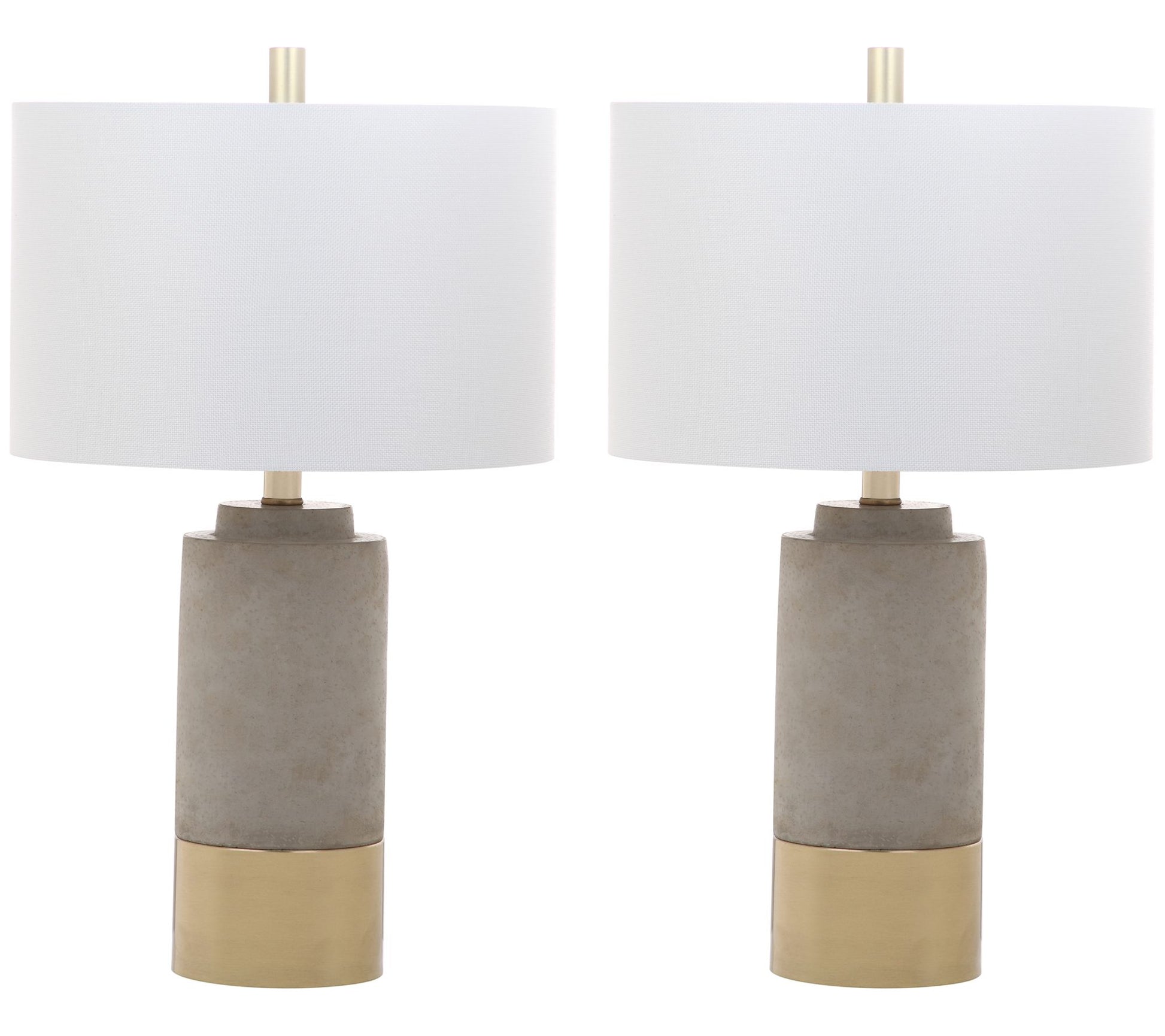 Safavieh Set of 2 Brown Table Lamps