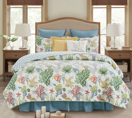C&F Home Shellwood Sound Twin Quilt Set