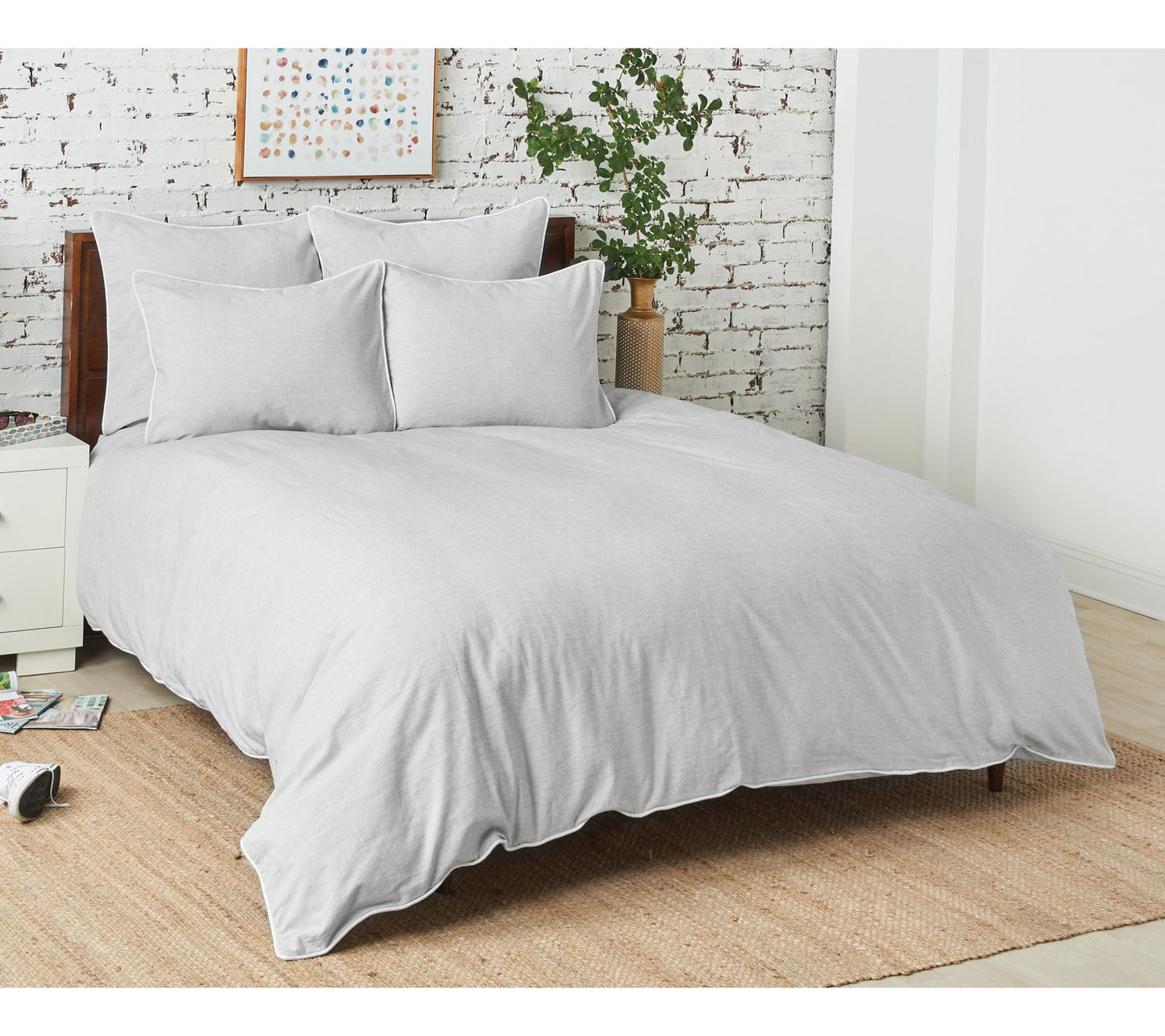 carol&frank Tate Boulder Queen Duvet Cover