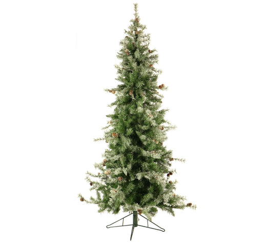 Fraser Hill Farm 7.5' Buffalo Fir Slim Faux Christmas Tree