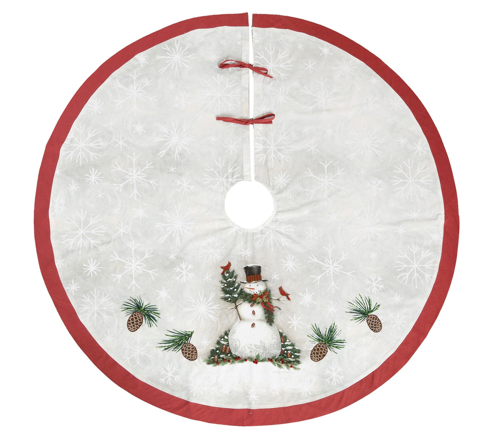 C&F Home 54" Woodland Tree Skirt