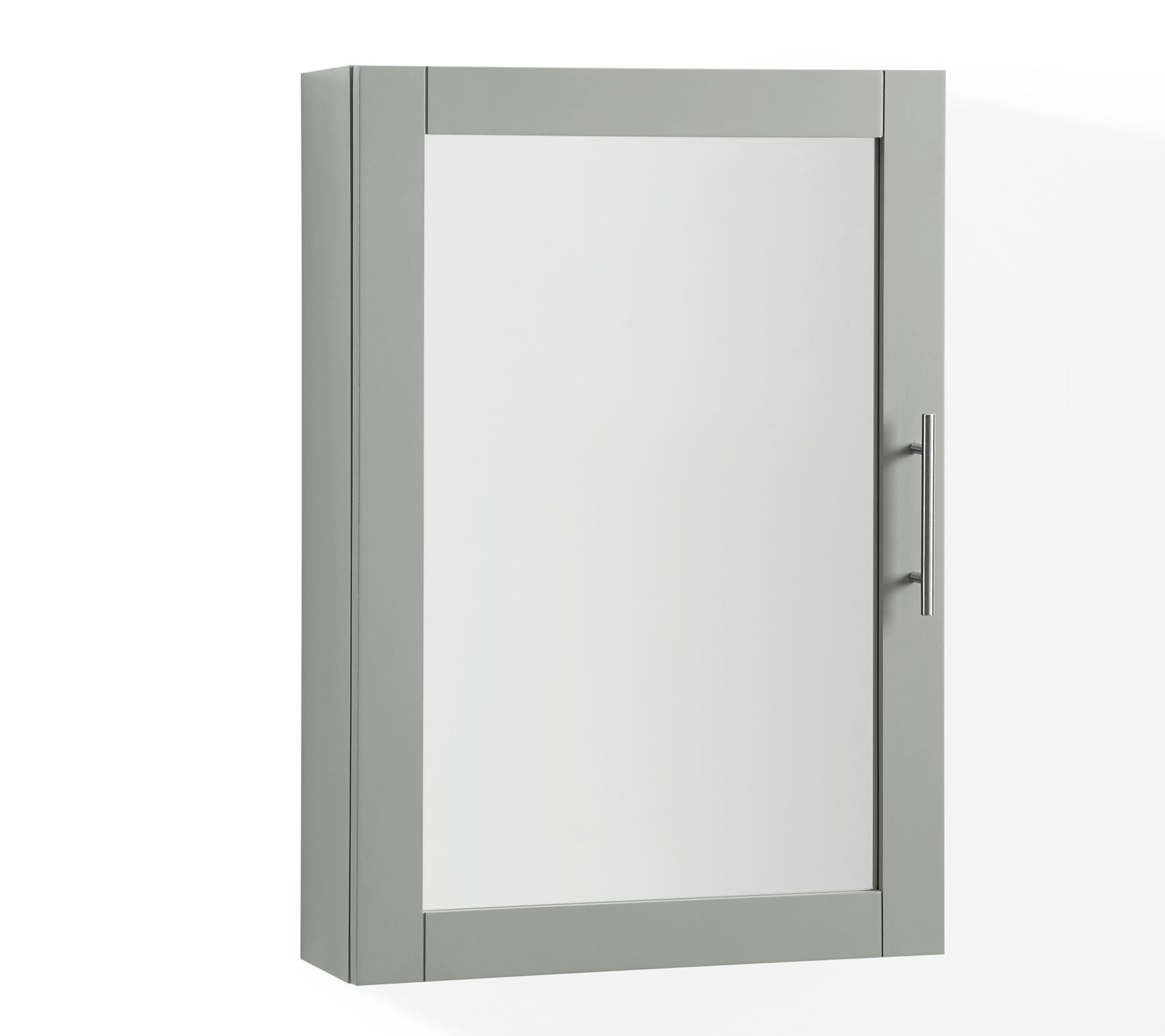 Savannah Mirrored Wall Cabinet Gray