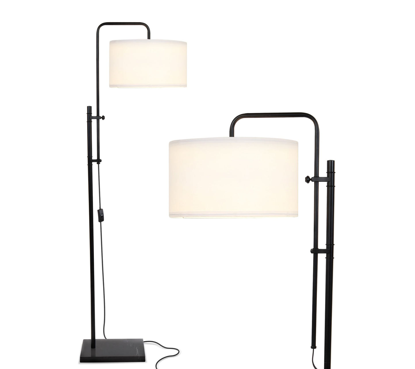 Brightech Leo 72"H LED Arc Floor Lamp