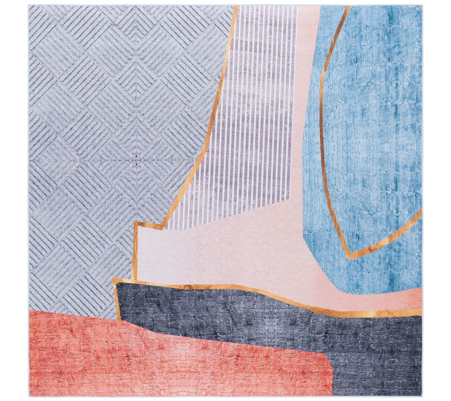 Safavieh Tacoma 834 Machine Washable 6' X 6' Square Rug