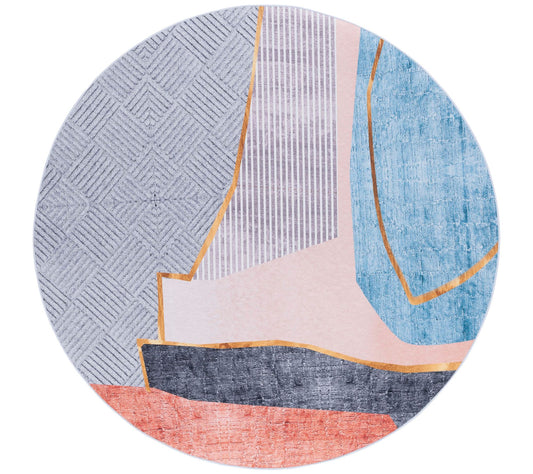 Safavieh Tacoma 834 Machine Washable 6' X 6' Round Rug