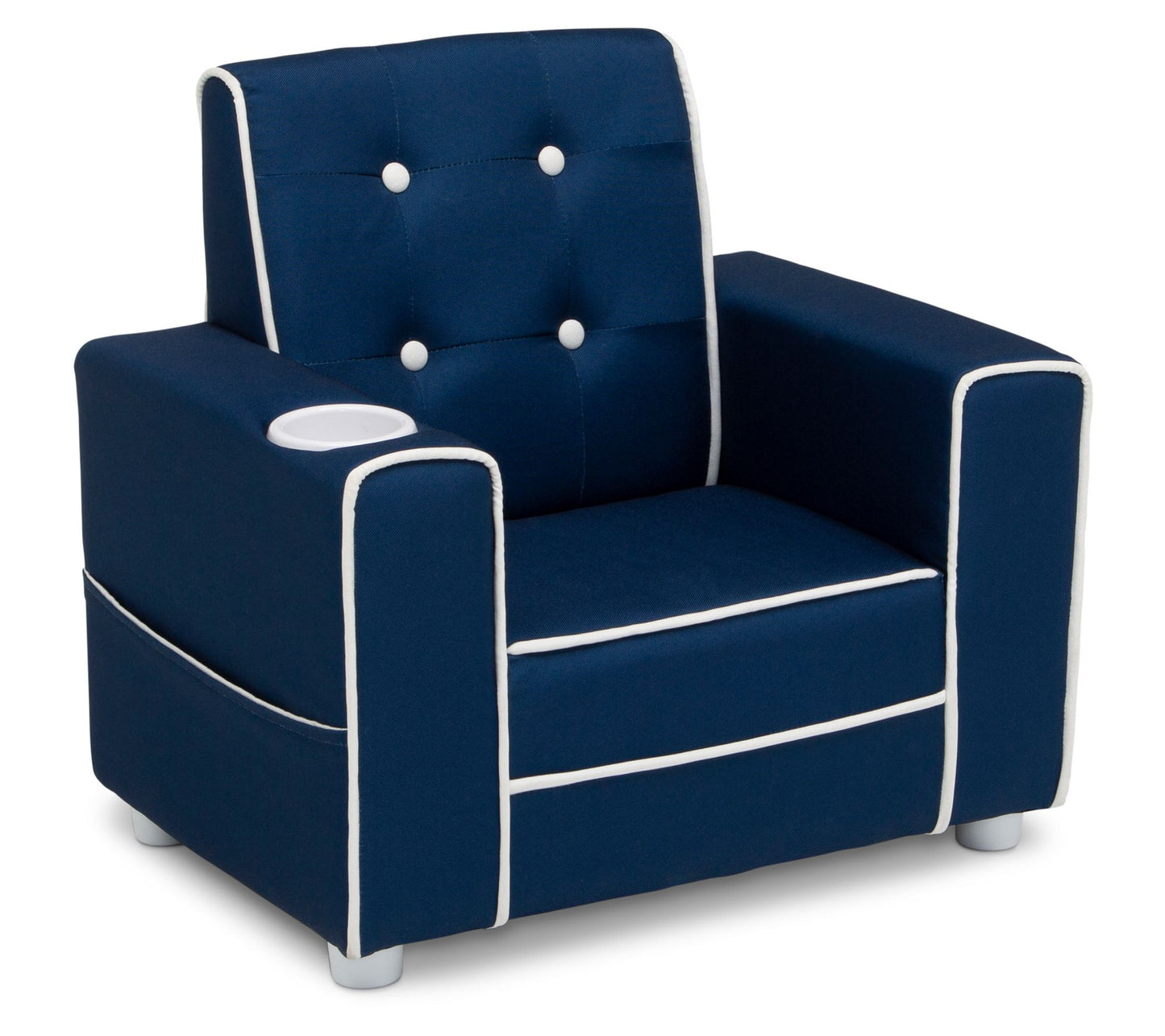 Delta Children Kids Upholstered Chair w/ Cup Hoder