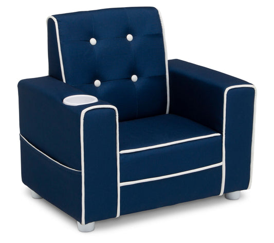 Delta Children Kids Upholstered Chair w/ Cup Hoder