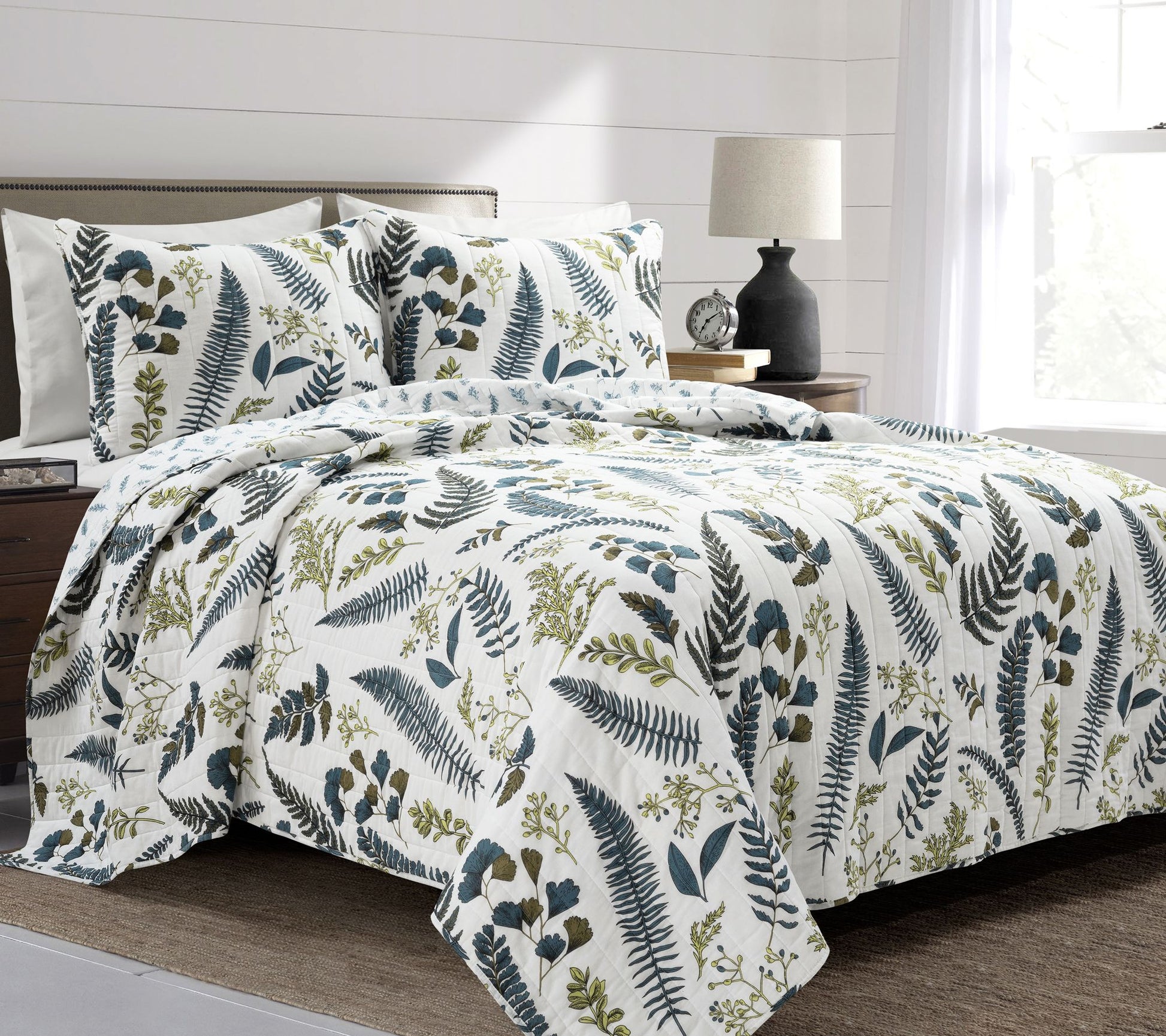 Devonia Allover Rev. Oversized Quilt 3Pc F/Q byLush Decor