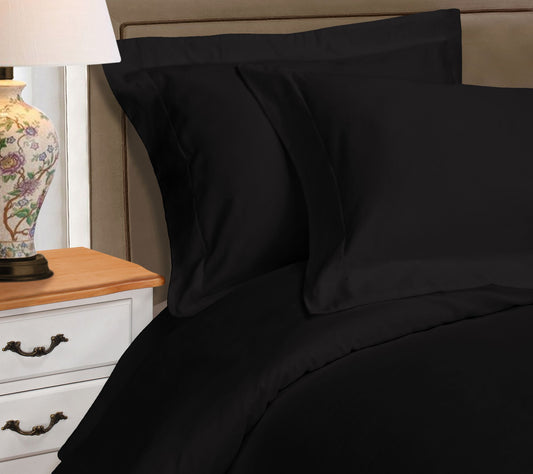 Superior 530-TC Egyptian Cotton Duvet Cover Set, Full/Queen