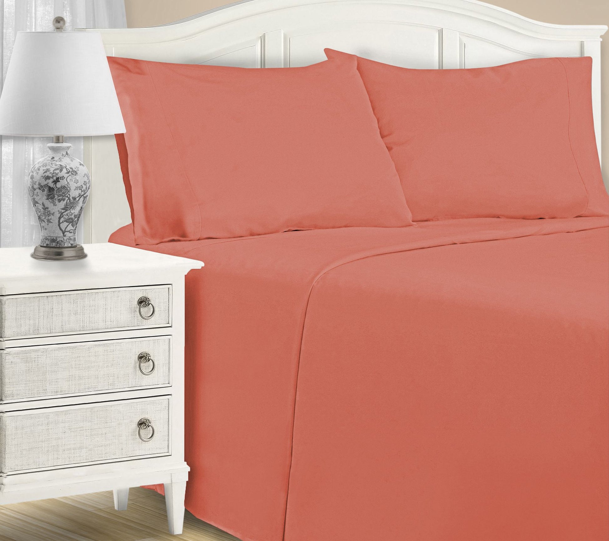 Superior 1200TC Cotton Blend Deep Pocket Bed Sheet Set, Queen