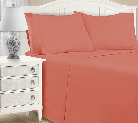 Superior 1200TC Cotton Blend Deep Pocket Bed Sheet Set, Queen