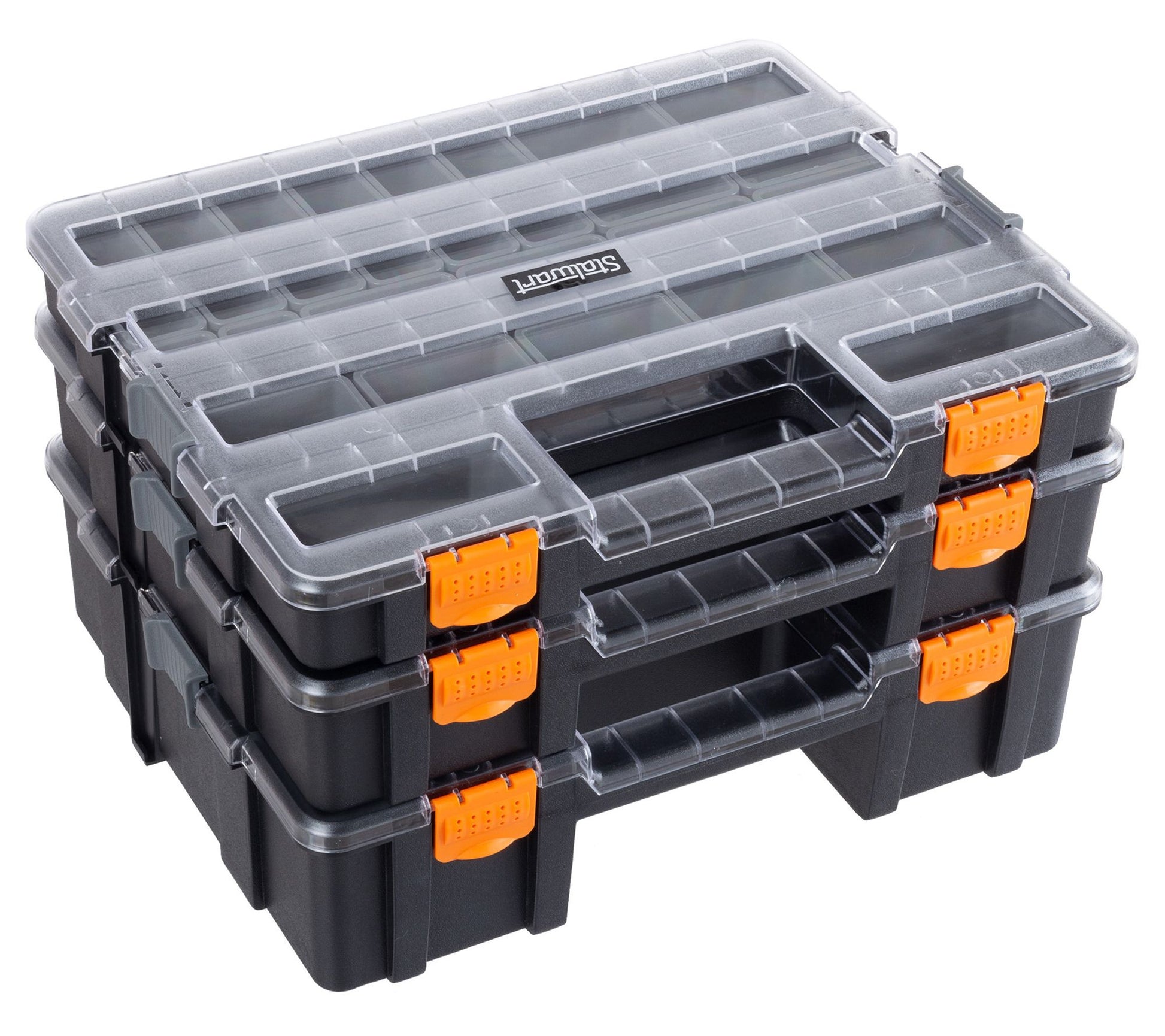 Stalwart 3-in-1 Parts Organizer 52 CustomizableCompartments