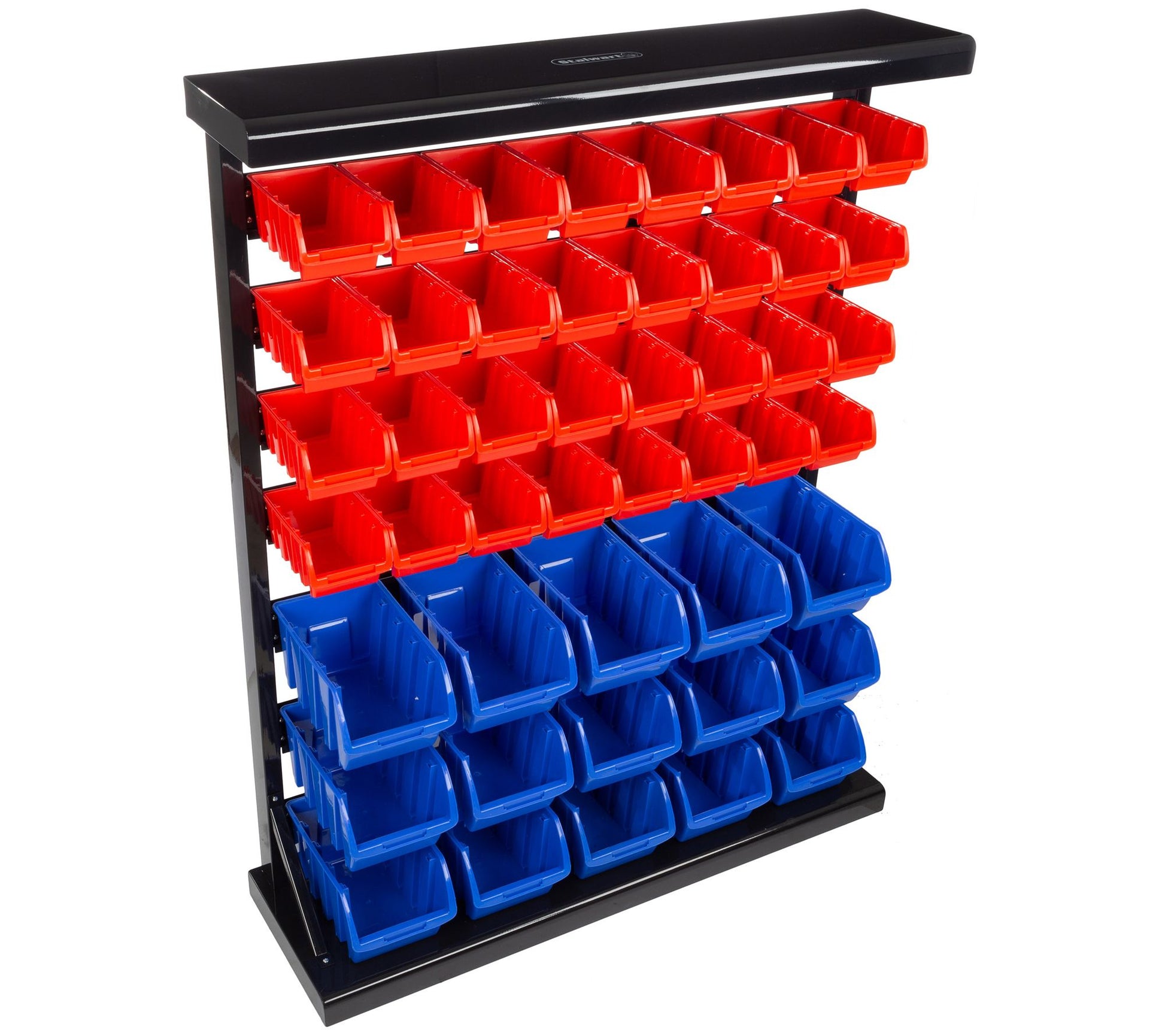Stalwart Wall Mount 47-Bin Storage Rack Organizer
