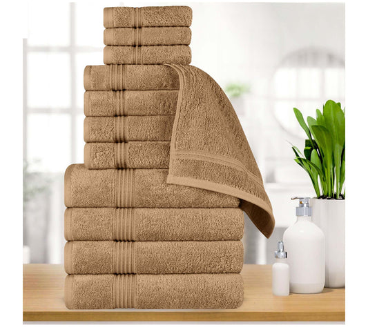 Superior Egyptian Cotton Highly Absorbent 12-PCSoft Towel Se