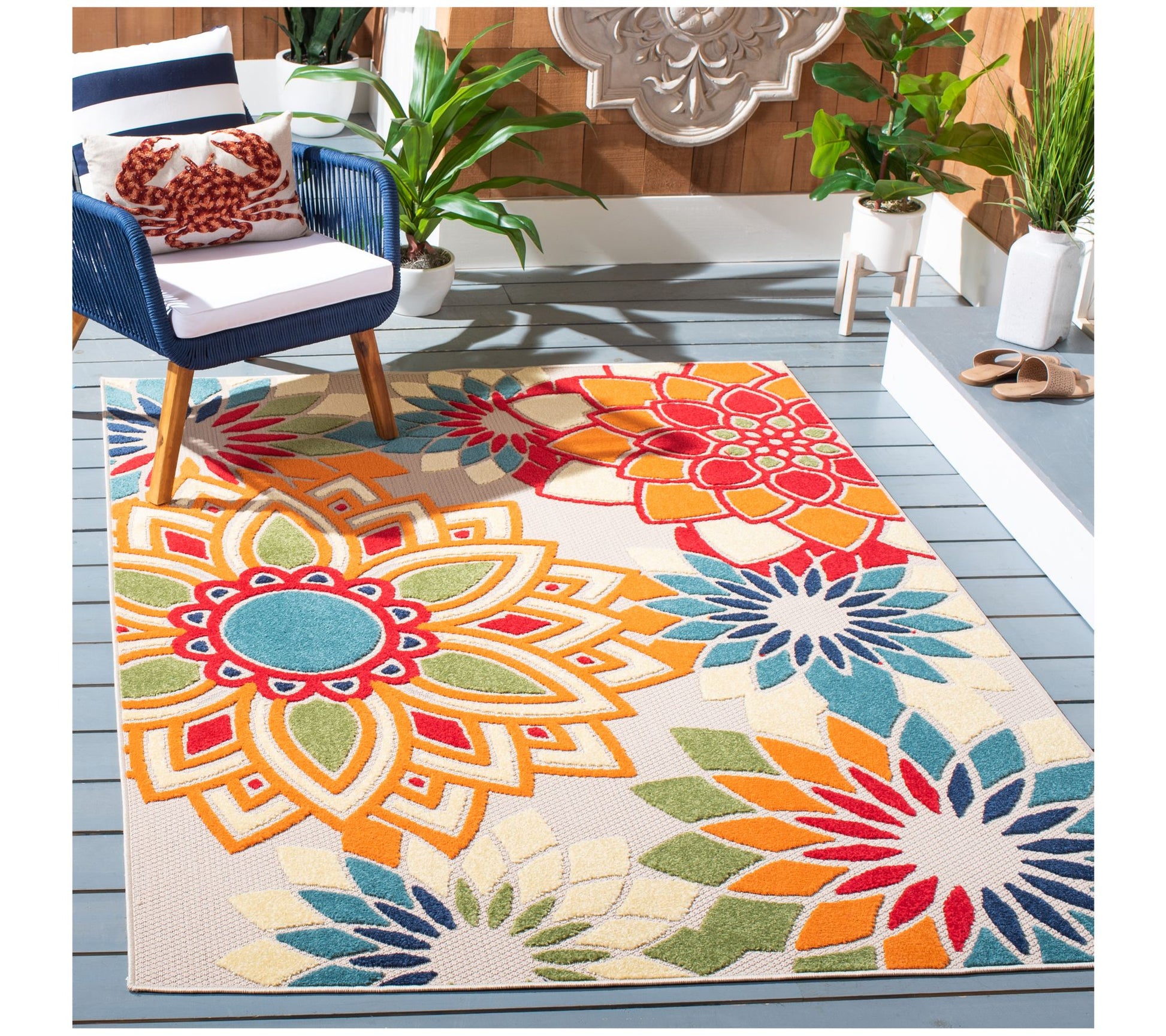 Safavieh Cabana 328 Series 5'3" X 7'7" Rug