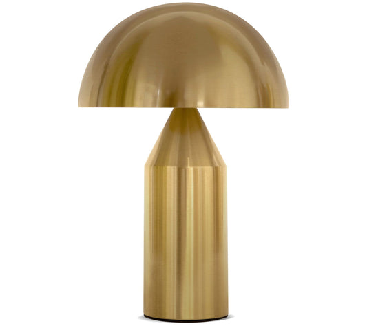 Brightech Venus 15 inch Antiqued Brass LED Table Desk Lamp