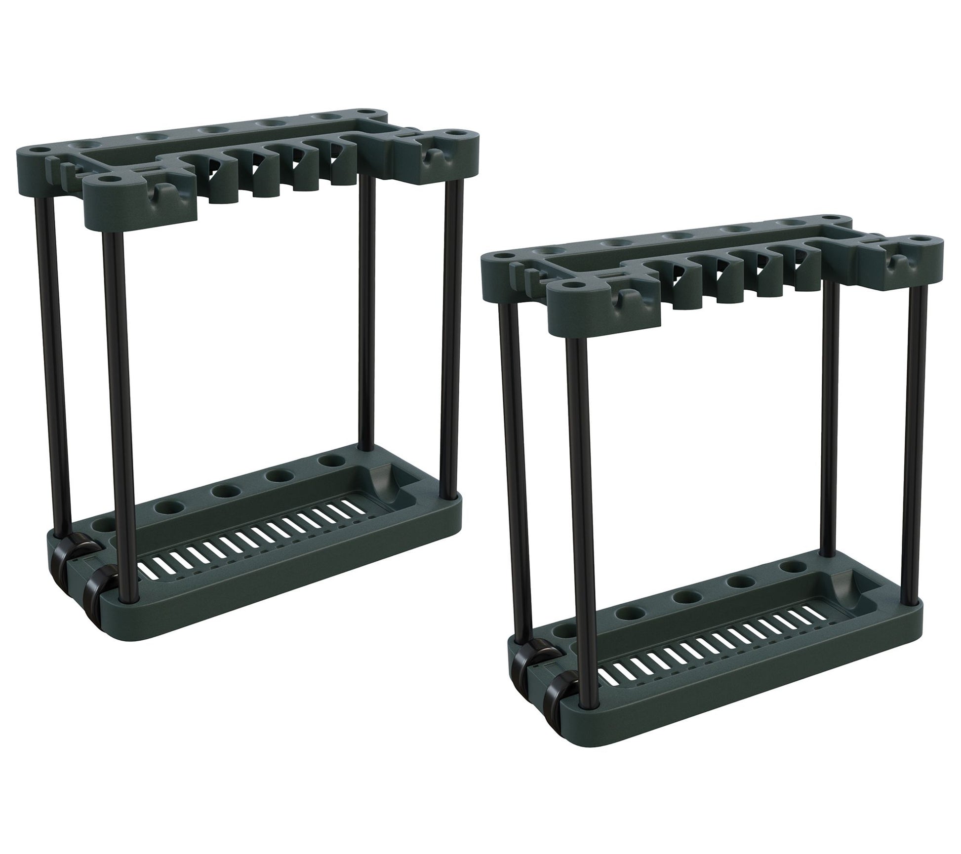 Stalwart Set of 2 Utility Carts with Wheels