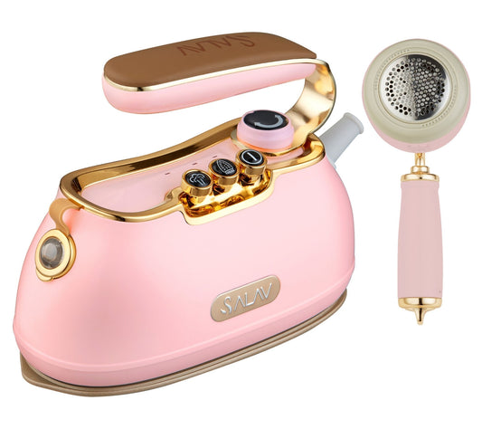 SALAV Retro Edition Iron+Steamer and Fabric Shaver Set