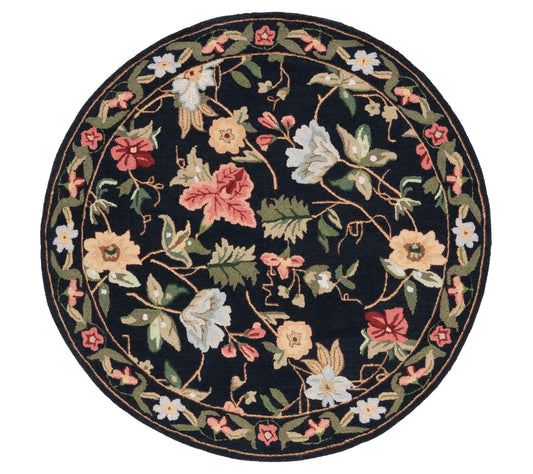 Chelsea Collection HK311 4' X 4' Round Rug by Valerie