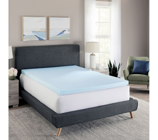 Bodipedic 3" Gel-Infused Memory Foam Mattress Topper, Queen