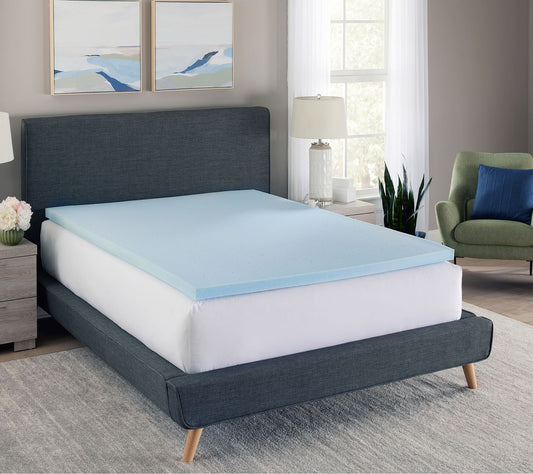 Bodipedic 2" Gel-Infused Memory Foam Mattress Topper, King