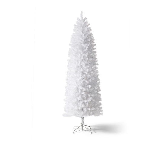 Glitzhome 7.5'  Pencil Tinsel Artificial Christmas Tree