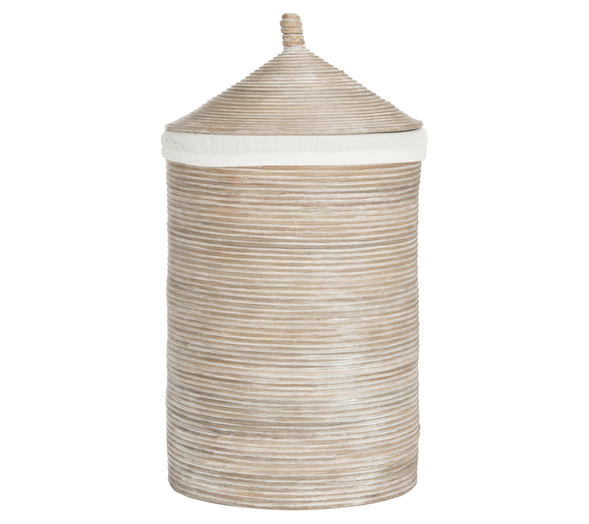 Safavieh Wellington Rattan Storage Hamper WithLiner