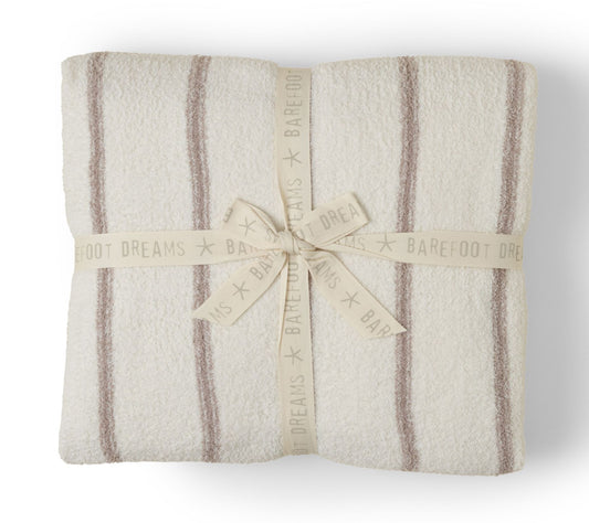 Barefoot Dream CozyChic Pinstripe Bed Blanket -FULQN
