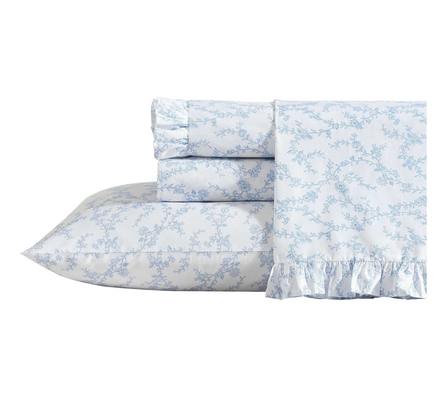 Laura Ashley Victoria Blue King Sheet Set