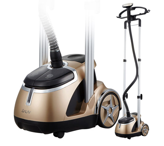 SALAV GS49-DJ Dual Bar Garment Steamer with Foot Pedal Control