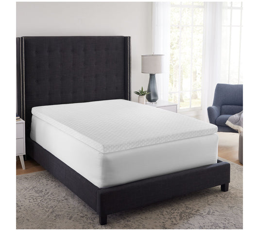 Bodipedic 3" Zoned Memory Foam Mattress Topper,King